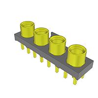 Samtec GRF1-J-P-06-E-ST-TH1-E Multi-Port Connectors 5.00 mm 50 Ohm  Ganged Micro-Miniature RF Jack