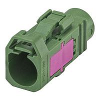 Rosenberger 59Z113-000E Accessories Plastic housing Jack Straight E Green