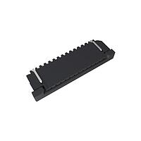 Amphenol FCI SFW13R-6STE1LF Board Mount 1.00mm Flex Connector, SFW-R series, 13 Position, Top side Contact, Side Entry Surface Mount ZIF CIC Connector, Lead Free.