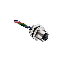 Amphenol LTW M12A-03PFFC-SH8B20 Sensor Cables / Actuator Cables M Series Sensor Connector, M12, A Code, Metal, 4A, 03 pins, Female Connector, Female Contact, Hexagonal, Screw Thread, Crimp, Receptacle With Cable/Wire, Length 200mm, IP68