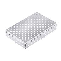 LeaderTech 83-CBSFSV-3.5X5.5X1.0 EMI/RFI Shield, One-Piece 83-CBSFSV-3.5X5.5X1.0--83S27--Circuit Board Shield--Formed Fence and Cover--Unassembled