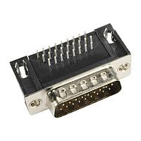 HARTING 09562625812 High Density D-Sub Connectors 26P MALE R/A PCB 4-40 UNC S4 PLATING