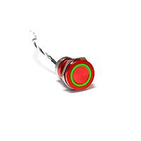 Bulgin MC19MCRGR Sealed 19mm NormClsdAl Red Anodised Grn/Red LED