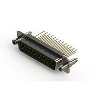 EDAC 627-M25-223-GT6 D-Sub Connectors - Standard Density Vertical Machined D-Sub Connectors