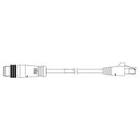 Molex 1300480023 Ethernet Cables / Networking Cables M12 TO RJ45 ENET 50M CORDSET