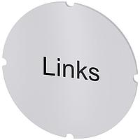 SIEMENS 3SU19000AB710AJ0 Insert Label, Links INSERT LABEL F. ILLUM PUSHBUTTON, LINKS