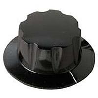 Davies Molding 1940BG Cylindrical Knob with Skirt 2.03"D X .9375" H