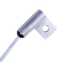 OMEGA ON-931-44006-80 Bolt-On Thermistor Sensor with Aluminum Flag Housing (± 0.2 °C (± 0.36 °F), 10000 Ω, Stripped Leads)