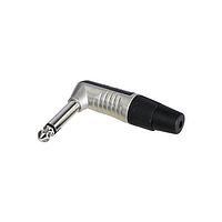 REAN RP2RC-D Phone Connectors MONO 1/4 RA PLUG NICKEL/TIN - BULK