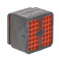 DEUTSCH - TE Connectivity AEC16-40SAE-K001 Housings PLG, 40P, BLK, E, BRN CAP, A