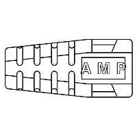 AMP Connectors - TE Connectivity 520852-1 Boot 6 SDL RND PLUG BOOT BULK PKG