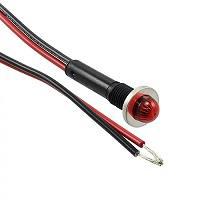 VCC 6011M1 Neon Panel Mount Indicators RED DIFFUSED 3/8" MOUNTING HOLE