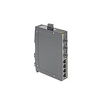 HARTING 24034043320 Unmanaged Ethernet Switches Ha-VIS eCon 3043GBT-AC-P - unmanaged switch with 4 Gigabit RJ45 (4PoE), 3 SFP Fiber, (extended temp. range)