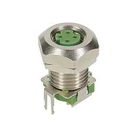 HARTING 21420000005 Straight M8-PCB-THT-2PC-4P- DCOD-F-STR