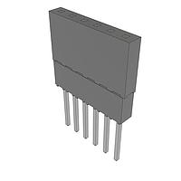 Samtec ESQ-106-24-T-S Sockets Elevated Socket Strip, 0.100" Pitch