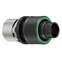 ODU C11WDM-P17XMM0-0000 Plug HD S plug W SL, sz 1, IP6K8 / IP6K9K, 17 Contacts, D (green) Key