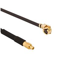 Amphenol RF 095-900-554-050 RF Cable Assemblies AMC Right Angle Plug to MMCX Straight Plug 1.13 mm 50 Ohm 50 mm (1.96 Inches)