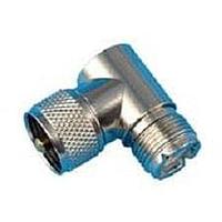 AIM-Cambridge / Cinch Connectivity Solutions 25-7340 RF Adapters - Between Series ADAPTER UHF RT/ANGLE UHF(M) TO UHF(F)