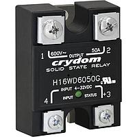 Sensata Technologies - Crydom H16WD6050G Heavy Duty IP00 SSR 660VAC/50A DC In w/LED, ZC