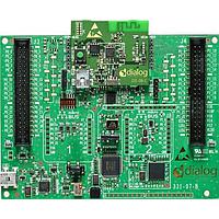 Dialog Semiconductor DA14695MOD-00DEVKT-P Development Kits Bluetooth Low Energy Development Kit Pro for DA14695 modele: Includes motherboard, daughterboard and cables; Primary usage is SW application development and power measurements