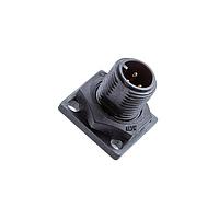 Amphenol LTW AAD-03PMMS-SS7001 Standard Circular Connector Ceres, Mini Size, Plastic, 5A, 03 pins, Male Connector, Male Contact, Square, Screw Thread, Solder, Receptacle, IP67