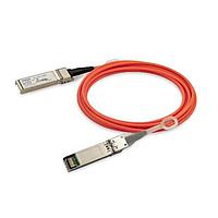 Coherent FCCG125SD1CB5B Fiber Optic Cable Assemblies 25G, full-duplex, active optical cable, SFP+ ends, electrical limiting interface, RoHS/lead free, multimode, 0/70C operation, 2.5m length, with Connectivity Diagnostics(R), bulk packaging