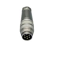 NorComp 878-008-103RKT1 Connectors Male M16 Circular Connector Cable Kit A Code 8 Pin IP67 Straight Solder Cup