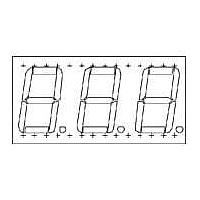Lumex LDT-C512RI Numeric Display 3 Digit .56" Green