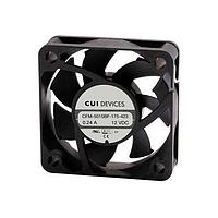 Same Sky (formerly CUI Devices) CFM-5015BF-175-423-22 Axial dc axial fan 50 mm square 15 mm 12 Vdc ball 7500 RPM 19.46 CFM TSPWM