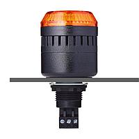 Auer Signal 813511405 Buzzer ELM LED panel mount buzzer 24 V AC/DC amber, black