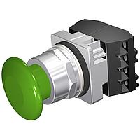 SIEMENS 52PP2W3B Push-Pull OPER,PUSH-PULL,2POS,MTD,GRN SM PLAS,2BJK