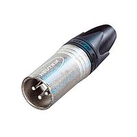 NEUTRIK NC3MXXA-D XLR Connectors XX series 3 pin male 24-22 AWG, Ni/slvr