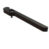 Wakefield Thermal 452E-200URB-J Ejectors Ejector, 2" L, for 6U, 6061-T6 Aluminum, Right Hand, Black Anodize, Injection