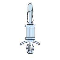 Heyco 10967 Supports HLNCBS-04 NATURAL