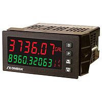 OMEGA DP63100-S-RL 1/8 DIN Universal Process & Strain Gage Panel Meter with USB (1/8 DIN, LCD)