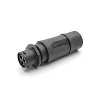 Amphenol Tuchel RTS1BS14N3S03 Connectors Receptacle, Inline, 3 positions, size 3.6mm, socket contact, silicone rubber seal
