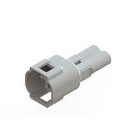 EDAC 572-002-000-100 Plug Housings W TO W 2 PIN PLUG WHITE