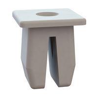 Essentra Components 60SGN01177 Screw Grommet Grommet Nut, .275x.275 Hole, .187-.250 Panel Thk