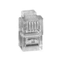 Adam Tech MTP-64-U Modular Connectors / Ethernet Connectors 6P4C PHONE PLUG GOLD PLATED