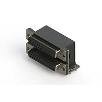EDAC 662-025-364-034 Dual Port D-Sub Connectors Right-angle Dual Port D-Sub Connector