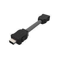 Amphenol Commercial Products ND9ACB2E0G Cat 6a ix Industrial Cable, ix to ix, Type A, 5.0m, 26AWG 8 WireLSZHCable,Cat6A, Gold 8u"