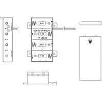 Eagle Plastic Devices 12SBH141A-GR Battery Connectors 4D WIRES BLK W/COVER