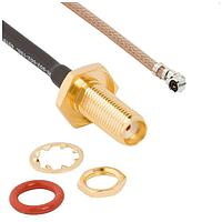 Amphenol RF 095-902-568-300 RF Cable Assemblies AMC SMA STR Jack RG-178 50 Ohm 300 mm