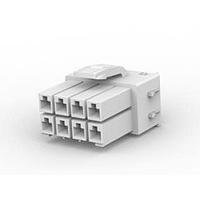 AMP Connectors - TE Connectivity 1971598-1 Lighting Connectors POWER DBL LOCK PLUG HSG 8P(GWT