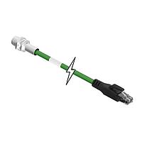 Molex 1201080253 Ethernet Cables / Networking Cables ULOCK D-CODE M12 REC TO RJ45