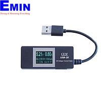 CEM USB-20 DC Voltage/Current Tester (3~9V, 0~3A)