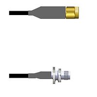 Amphenol Custom Cable Q-3G04S000M018i RF Cable Assemblies SMA-SP/TNC-SJB LMR24 18I