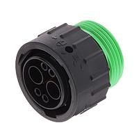 Amphenol SINE Systems AHDP06-18-06SN-WTAC030 Connectors Plug SZ 18, 2 POS Socket Wide Thread