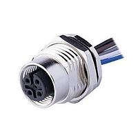 Same Sky (formerly CUI Devices) CDM1222-08A-FW-F16-050-67 Straight M12 Female Panel mount, Solder Type, Front Fastened M16*1.5?ACode 8PIN , Screw Copper alloy, 050M