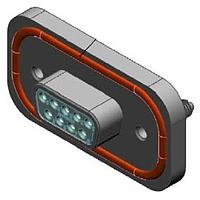 Amphenol Commercial Products MDB-E09SA-700 Receptacle PCB FEMALE RIGHT AGL IP67 9 POSITION